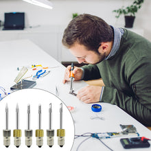 Load image into Gallery viewer, E10 Interface Soldering Iron Tips Cordless Battery Solder Welding Tips USB Electronic Soldering Iron Screw Tips Accessories
