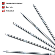 Load image into Gallery viewer, T12 Series Soldering Solder Iron Tips T12-K KU Series Iron Tip for Hakko FX951 STC &amp; OLED Electric Soldering Iron
