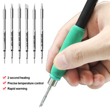 Load image into Gallery viewer, C210 C245 C115 Soldering Iron Tips Lead Free Heating Core Replacement Tips Compatible to JBC Sugon Aifen Aixun Soldering Station Handle
