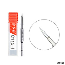 Load image into Gallery viewer, C210 C245 C115 Soldering Iron Tips Lead Free Heating Core Replacement Tips Compatible to JBC Sugon Aifen Aixun Soldering Station Handle
