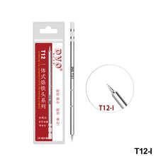 Load image into Gallery viewer, T12 Series Soldering Solder Iron Tips T12-K KU Series Iron Tip for Hakko FX951 STC &amp; OLED Electric Soldering Iron
