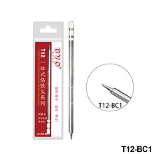 Load image into Gallery viewer, T12 Series Soldering Solder Iron Tips T12-K KU Series Iron Tip for Hakko FX951 STC &amp; OLED Electric Soldering Iron
