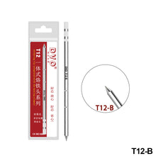 Load image into Gallery viewer, T12 Series Soldering Solder Iron Tips T12-K KU Series Iron Tip for Hakko FX951 STC &amp; OLED Electric Soldering Iron
