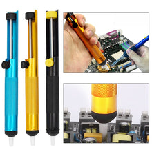 Load image into Gallery viewer, Aluminum Metal Desoldering Pump Suction Tin Gun Soldering Sucker Pen Removal Vacuum Soldering Iron Desolder Hand Welding Tools
