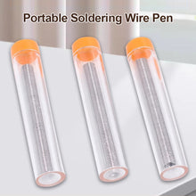 Load image into Gallery viewer, 0.8mm Portable Soldering Wire Pen Silver Solder Wire for Mobile Phone Instrument Repair Soldering Tools Solder Tin
