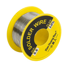 Load image into Gallery viewer, 60/40 Solder Wire 0.5/0.8/1.0/1.2mm Rosin Core Tin Solder Wire Soldering Welding Flux 2.0% Iron Wire Reel 50g 0.6mm
