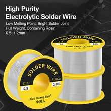Load image into Gallery viewer, 60/40 Solder Wire 0.5/0.8/1.0/1.2mm Rosin Core Tin Solder Wire Soldering Welding Flux 2.0% Iron Wire Reel 50g 0.6mm
