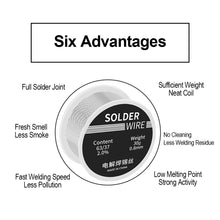 Load image into Gallery viewer, 63/37 Solder Wire 0.8mm Rosin Core Tin Solder Wire Soldering Welding Flux 2.0% Iron Wire Reel 30g
