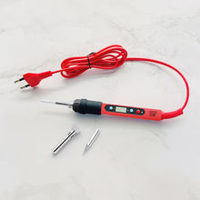 Load image into Gallery viewer, Adjustable Temperature 80W Digital Soldering Iron Internal Heating Type Household Electronic Welding Repair Tool and Tin Wire Bracket Set

