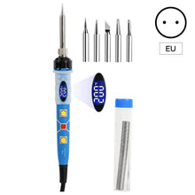Load image into Gallery viewer, Adjustable Temperature 80W Digital Soldering Iron Internal Heating Type Household Electronic Welding Repair Tools Set
