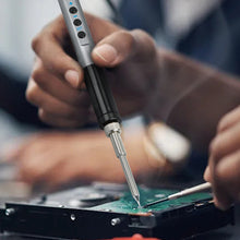 Load image into Gallery viewer, Type C 65W Temperature Adjustable Electric Soldering Iron T12 OLED Display Welding Pen Fast Melting Tin Welding Tool Hand-held Temperature Regulating Soldering Pen
