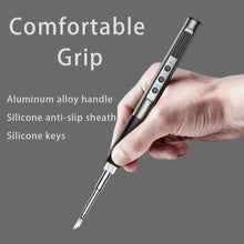 Load image into Gallery viewer, Type C 65W Temperature Adjustable Electric Soldering Iron T12 OLED Display Welding Pen Fast Melting Tin Welding Tool Hand-held Temperature Regulating Soldering Pen

