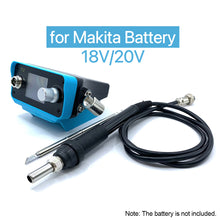 Load image into Gallery viewer, PTS300D T12 Cordless Soldering Iron Station for Dewalt 20V Max Li-ion Battery for Makita/Milwaukee/Bosch Battery Electric Solder
