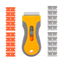 Load image into Gallery viewer, Multi-Purpose Retractable Scraper with Razor Blade Set Cleaning Tool for Scraping Labels Decals Stickers Auto Glass Cooktop Stove Window
