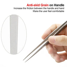 Load image into Gallery viewer, Adjustable Slide Lock Stainless Steel Tweezers Self Clamping Tweezers Jewelry Making Tool Electronic Component Repair Tools
