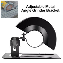 Load image into Gallery viewer, Adjustable Metal Bracket Stand Holder for Angle Grinder Protective Cover Set Balance Base Guard Cover for DIY Woodworking Tools
