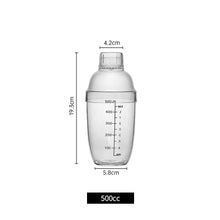 Load image into Gallery viewer, 350ml/500ml/700ml/1000ml Plastic Martini Cocktail Shaker Wine Beverage Mixer Wine Shaker Cup Drink Mixer Shake Bottle Barware Home Bar Utensils
