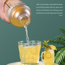Load image into Gallery viewer, 350ml/500ml/700ml/1000ml Plastic Martini Cocktail Shaker Wine Beverage Mixer Wine Shaker Cup Drink Mixer Shake Bottle Barware Home Bar Utensils
