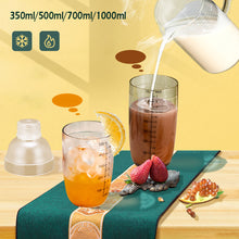 Load image into Gallery viewer, 350ml/500ml/700ml/1000ml Plastic Martini Cocktail Shaker Wine Beverage Mixer Wine Shaker Cup Drink Mixer Shake Bottle Barware Home Bar Utensils
