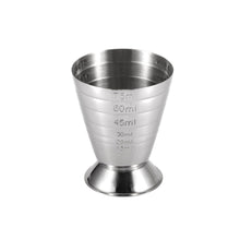 Load image into Gallery viewer, 75ml Stainless Steel Measure Cup Cocktail Tool Bar Mixed Barware 3 In 1 Cocktail Tools Bar Utensils Jigger Cup
