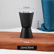 Load image into Gallery viewer, 15-30ml/25-50ml Double Jigger Stainless Steel Measure Cup Cocktail Drink Wine Shaker Stainless Bar Accessories Bartender Tools
