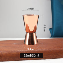 Load image into Gallery viewer, 15-30ml/25-50ml Double Jigger Stainless Steel Measure Cup Cocktail Drink Wine Shaker Stainless Bar Accessories Bartender Tools
