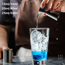 Load image into Gallery viewer, 15-30ml/20-40ml/25-50ml Double Jigger Stainless Steel Measure Cup Cocktail Drink Wine Shaker Stainless Bar Accessories Bartender Tools
