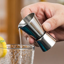 Load image into Gallery viewer, 15-30ml/20-40ml/25-50ml Double Jigger Stainless Steel Measure Cup Cocktail Drink Wine Shaker Stainless Bar Accessories Bartender Tools
