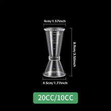 Load image into Gallery viewer, 10/20ml or 20/40ml Cocktail Shaker Measuring Cup Scale Cup Mixed Drink Accessories Bar Jigger Cup Barware Bartender Tools

