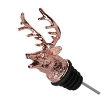 Load image into Gallery viewer, 3D Decorative Deer Head Wine Stopper for Champagne Bottle Beverage Vacuum Seal Wedding Barware Kitchen Tools Bar Decor
