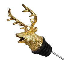 Load image into Gallery viewer, 3D Decorative Deer Head Wine Stopper for Champagne Bottle Beverage Vacuum Seal Wedding Barware Kitchen Tools Bar Decor
