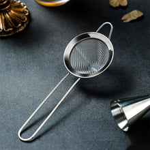 Load image into Gallery viewer, Cocktail Strainer Stainless Steel Tea Strainers Conical Food Strainers Fine Kitchen Mesh Strainer Practical Bar Strainer Tool Filter Sifter
