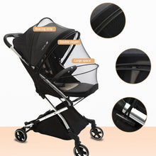 Load image into Gallery viewer, Zipper Type Baby Crib Netting Mosquito Net Pushchair Anti-bug Netting Infant Protection Mesh Stroller Trolley Accessories
