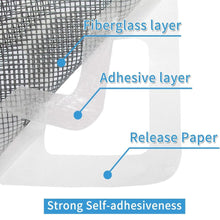 Load image into Gallery viewer, 6/10pcs Adhesive Fix Net Window Home Anti Mosquito Fly Bug Insect Repair Screen Wall Patch Stickers Mesh Window Screen
