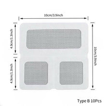 Load image into Gallery viewer, 6/10pcs Adhesive Fix Net Window Home Anti Mosquito Fly Bug Insect Repair Screen Wall Patch Stickers Mesh Window Screen
