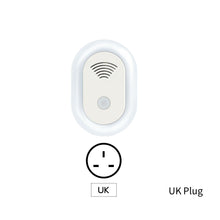 Load image into Gallery viewer, EU/UK/US Plug Ultrasonic Mosquito Repellent with Night Light Anti-Mosquito Mouse Roach Mosquito Repellent Electronic Fly Killer

