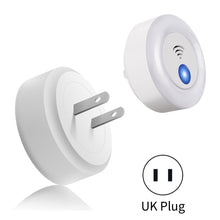 Load image into Gallery viewer, EU/UK/US Plug Ultrasonic Intelligent Frequency Conversion Insect Repellent House Indoor Small Night Light for Baby Mosquito Repellent
