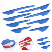 Load image into Gallery viewer, 8Pcs Car Spoiler Front Bumper Fin Splitter Anti-Collision Carbon Fiber Look Rubber Protector Guards
