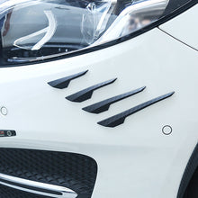 Load image into Gallery viewer, 8Pcs Car Spoiler Front Bumper Fin Splitter Anti-Collision Carbon Fiber Look Rubber Protector Guards
