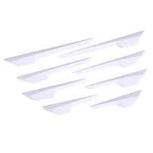 Load image into Gallery viewer, 8Pcs Car Spoiler Front Bumper Fin Splitter Anti-Collision Carbon Fiber Look Rubber Protector Guards
