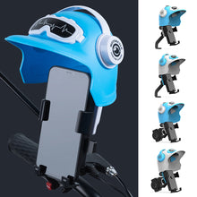 Load image into Gallery viewer, Motorcycle Small Helmet Sunscreen Waterproof Phone Stand Phone Bracket Sunshade Umbrella Mobile Phone Holder For Motorcycle Electric Motor
