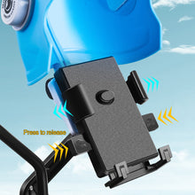 Load image into Gallery viewer, Motorcycle Small Helmet Sunscreen Waterproof Phone Stand Phone Bracket Sunshade Umbrella Mobile Phone Holder For Motorcycle Electric Motor
