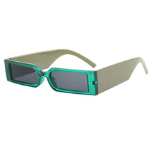 Load image into Gallery viewer, Fashion Rectangle Sunglasses Man Hip Hop Vintage Designer Black Shades Sun Glasses Small Frame Personality Sunglasses
