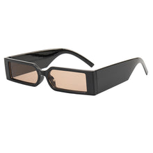 Load image into Gallery viewer, Fashion Rectangle Sunglasses Man Hip Hop Vintage Designer Black Shades Sun Glasses Small Frame Personality Sunglasses
