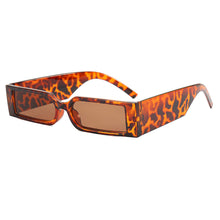 Load image into Gallery viewer, Fashion Rectangle Sunglasses Man Hip Hop Vintage Designer Black Shades Sun Glasses Small Frame Personality Sunglasses
