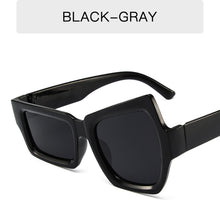 Load image into Gallery viewer, Fashion Irregular Square Sunglasses Man Fashion Brand Designer Personality Sun Glasses Male White Black Mirror
