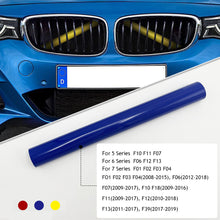 Load image into Gallery viewer, Sport Style Front Grille Trim Strips 2 Pcs Strip Cover Frame Car Decorations Stickers For BMW F10 F11 F01 F39 F48 5 6 7 Series
