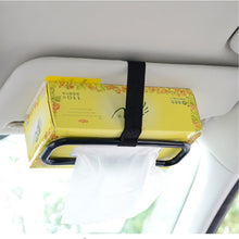 Load image into Gallery viewer, Car Tissue Box Sun Visor Napkin Box Auto Seat Back Sun Visor Tissue Box Holder Backrest Paper Napkin Bracket
