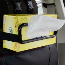 Load image into Gallery viewer, Car Tissue Box Sun Visor Napkin Box Auto Seat Back Sun Visor Tissue Box Holder Backrest Paper Napkin Bracket
