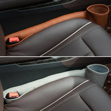 Load image into Gallery viewer, Car Seat Gap Filler Pockets Phone Card Holder Storage Box Auto Seats Leak Stop Pad Soft Padding Car Storage Organizers
